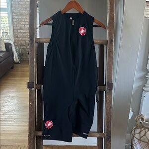CASTELLI ROSSO CORSA SPEED SUIT BIKE KISSPAD MEN XL EXCELLENT